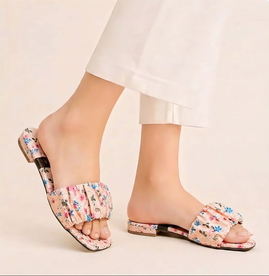 LADIES LOW HEELS SLIPER FOOTWEAR