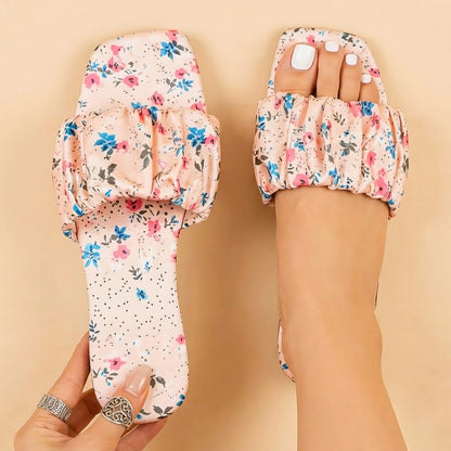 LADIES LOW HEELS SLIPER FOOTWEAR