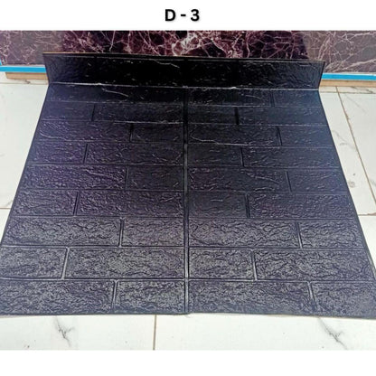 3D Brick Design Self-Adhesive Waterproof Foam Sheet 3D PE Foam Wallpaper